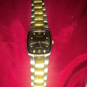 Waltham  gold and silver men’s watch Works